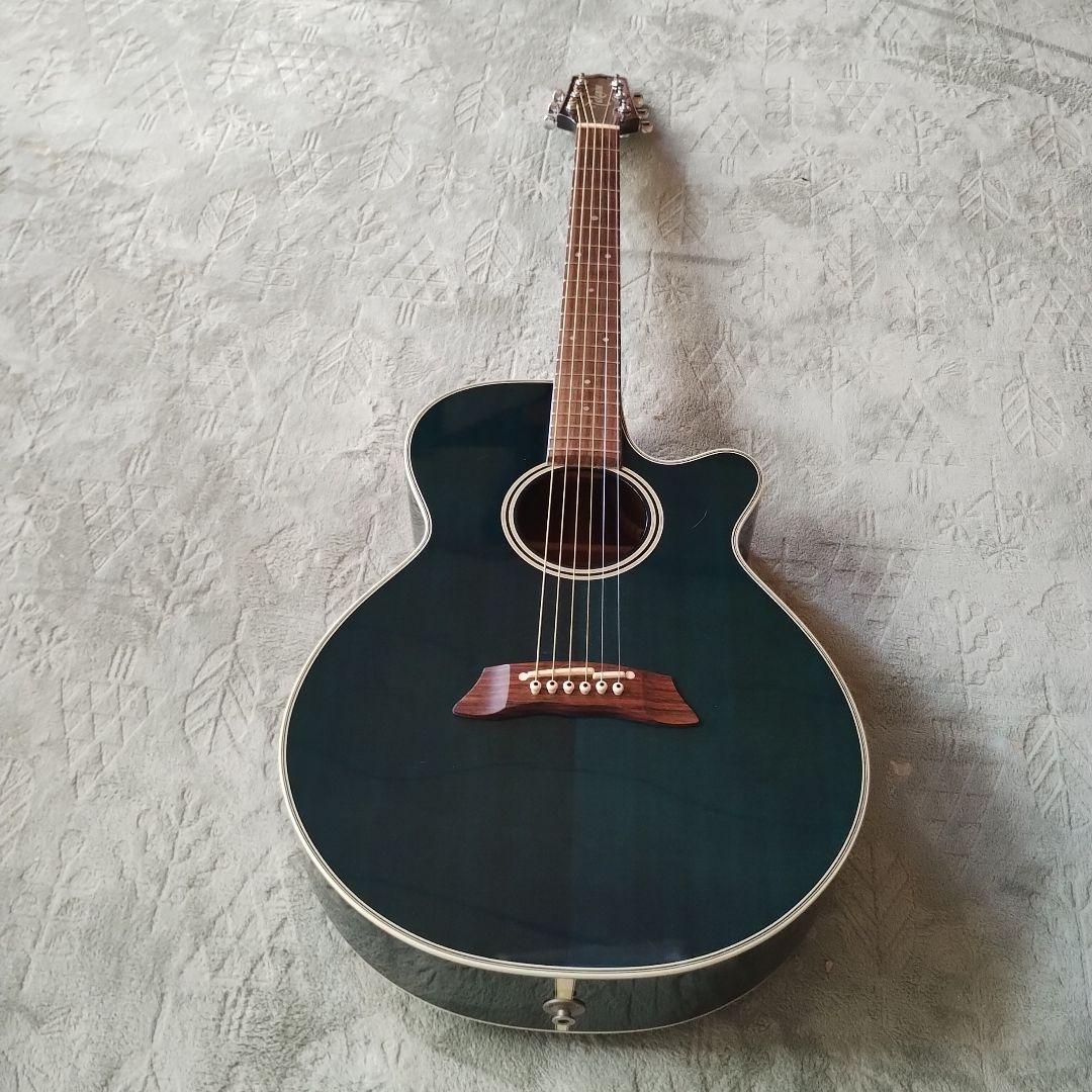 Takamine エレアコ PT106 ダークグリーン ハードケース付き！