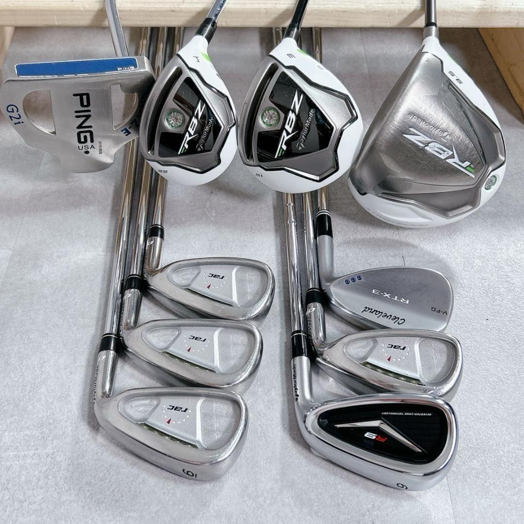 X236 TaylorMade RBZ メンズ ゴルフ クラブセット 11点