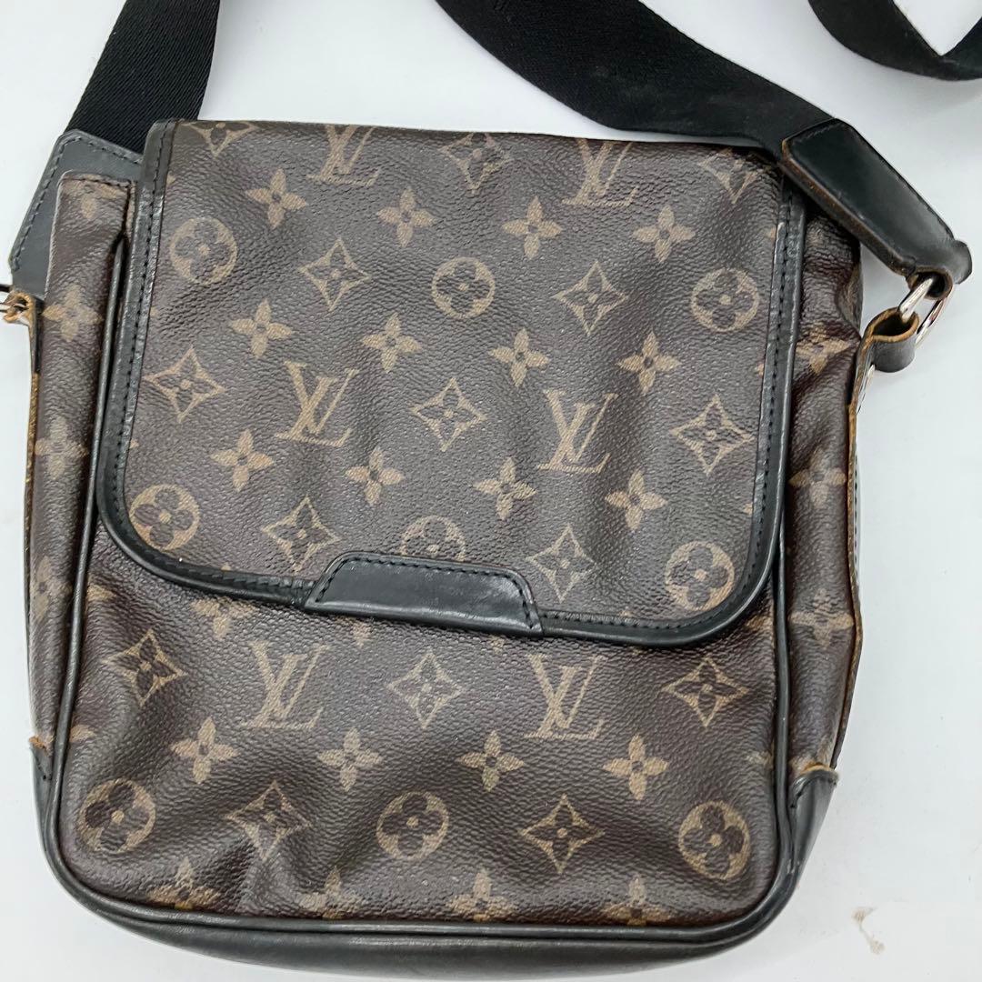 【極美品】　ルイヴィトン　モノグラムマカサー バスPM　ショルダーバッグ　レザー