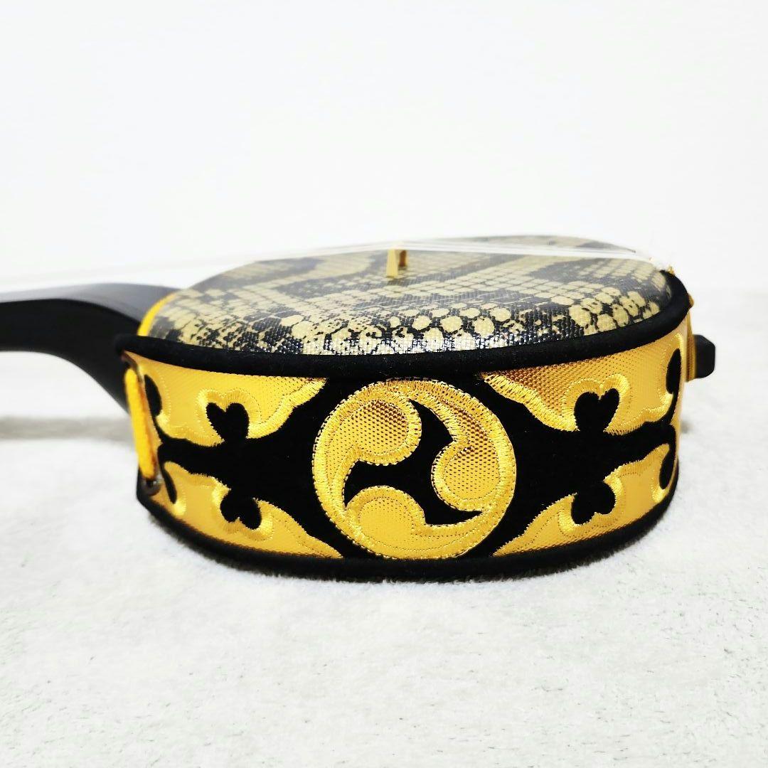 沖縄三線 蛇革調 ケース付属品付き