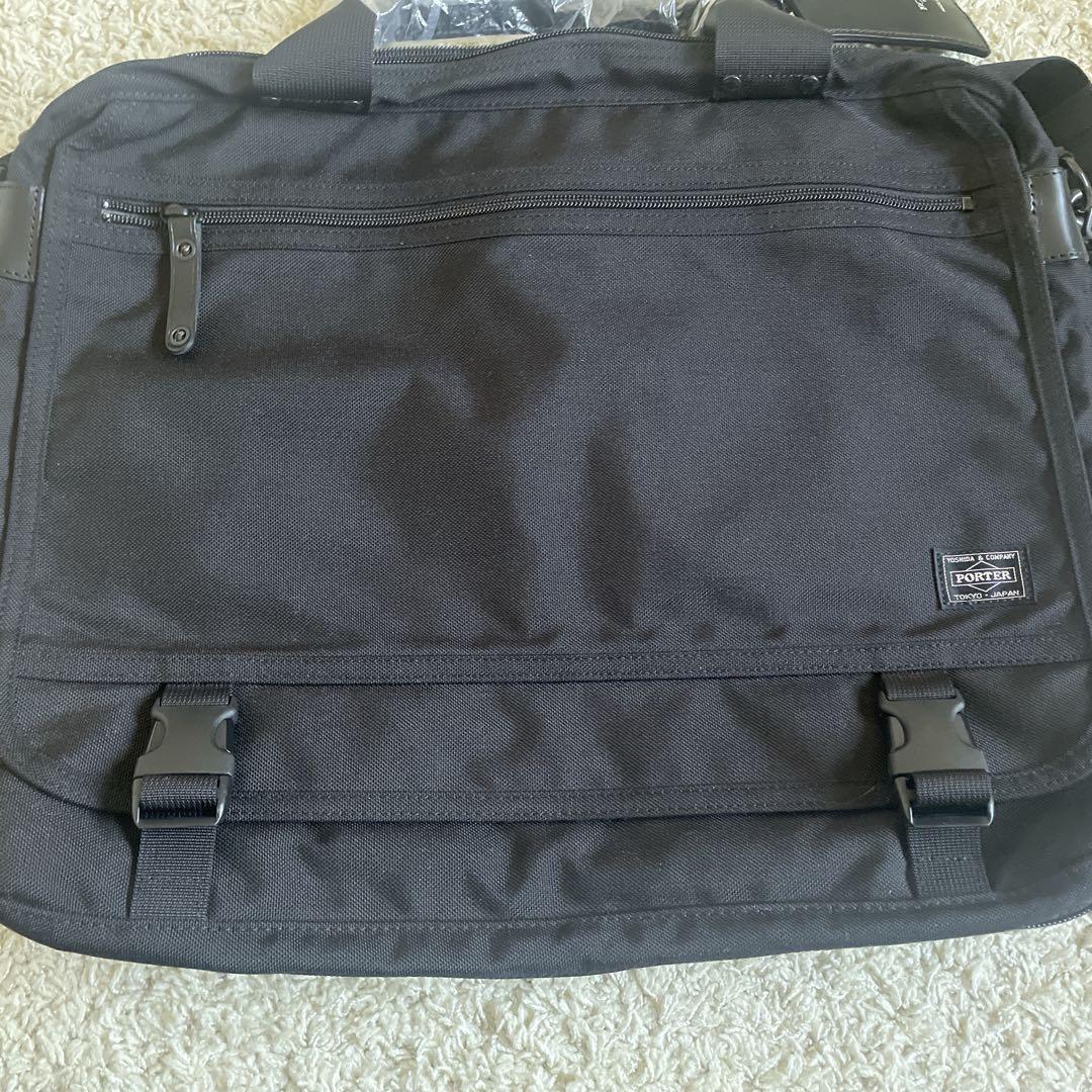 【未使用品】PORTER ビジネスバッグ ブリーフケース A4可 2way　黒