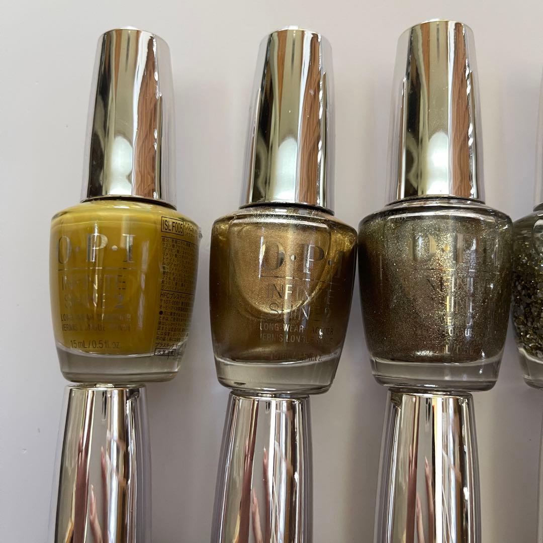 【スーパーセール❗️新品】 OPIインフィニットシャイン〔ヌーディ・ゴールド系〕