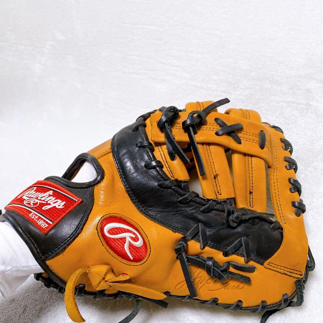 ローリングス　ファーストミット　ハイパーテックR2G　キャメル／ブラック　右利き