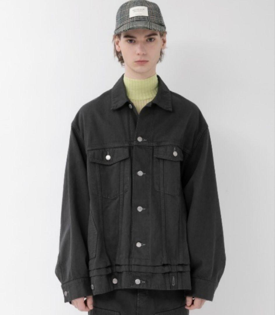 新品未使用品　ダブルエンド　セルビッチ　デニムブルゾン　サイズ38