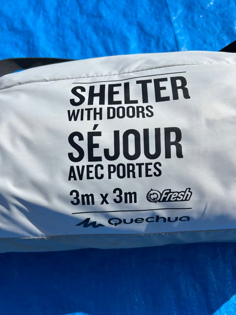ケシュア SHELTER WITH DOORS リビングタープ 3×3m