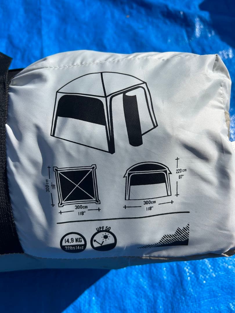 ケシュア SHELTER WITH DOORS リビングタープ 3×3m