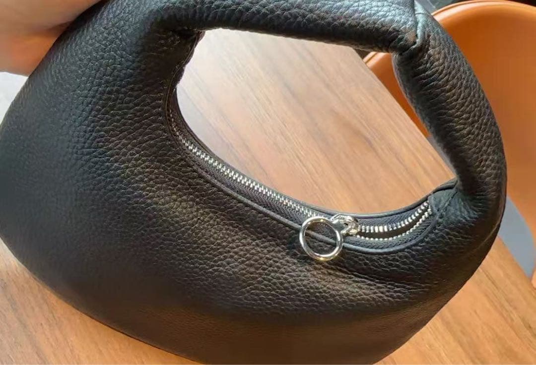 Aeta ブラックハンドバッグSz/-