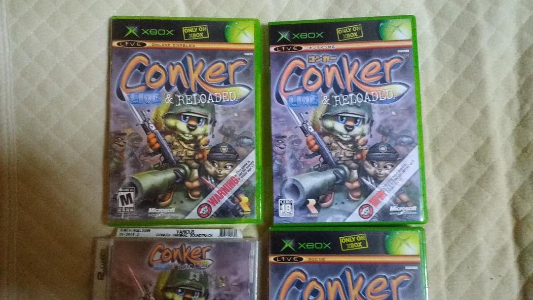 conker live & reloaded サウンドトラック含む4セット