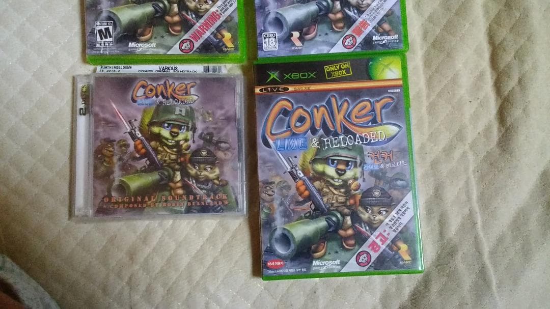 conker live & reloaded サウンドトラック含む4セット