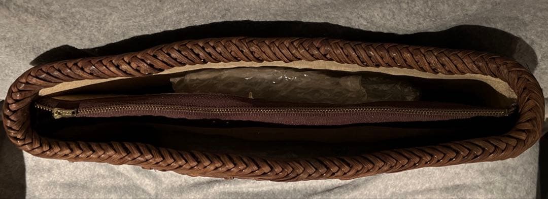 山葡萄？つる編みクラッチバッグ