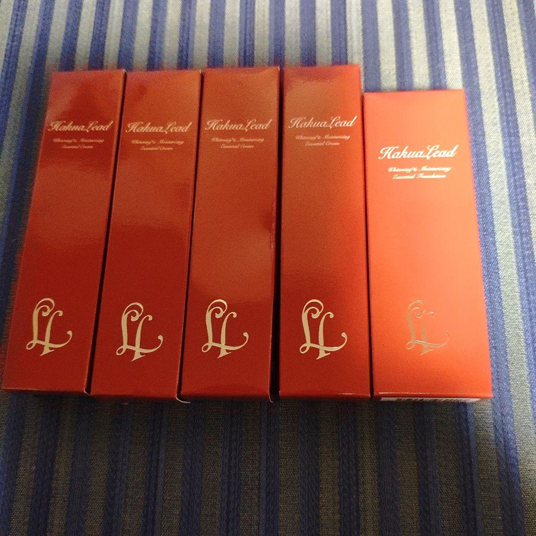 HakuaLead フェイスクリーム 4本とファンデーション1本の豪華セット