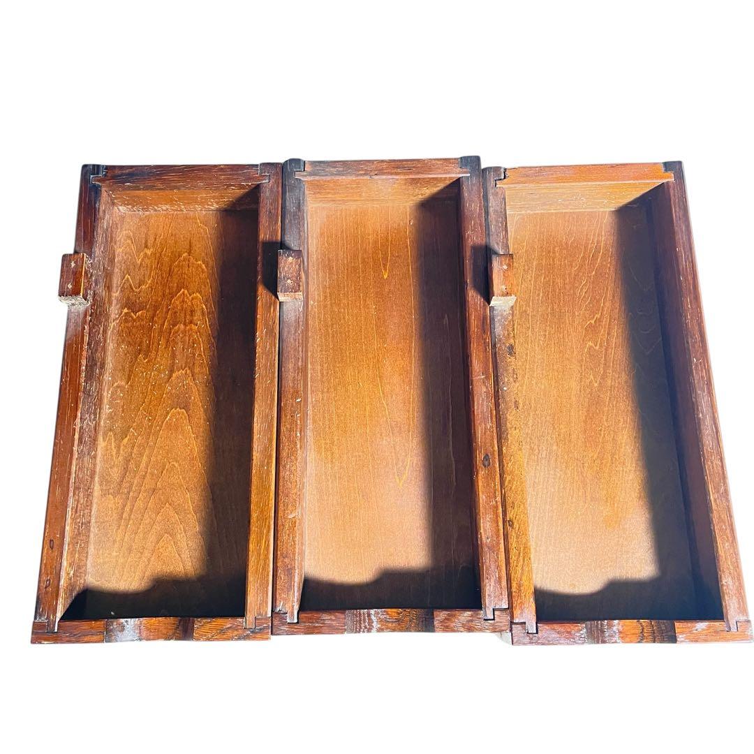 HR560 三越ブルージュ　ステンドグラス　カップボード　食器棚　三越家具