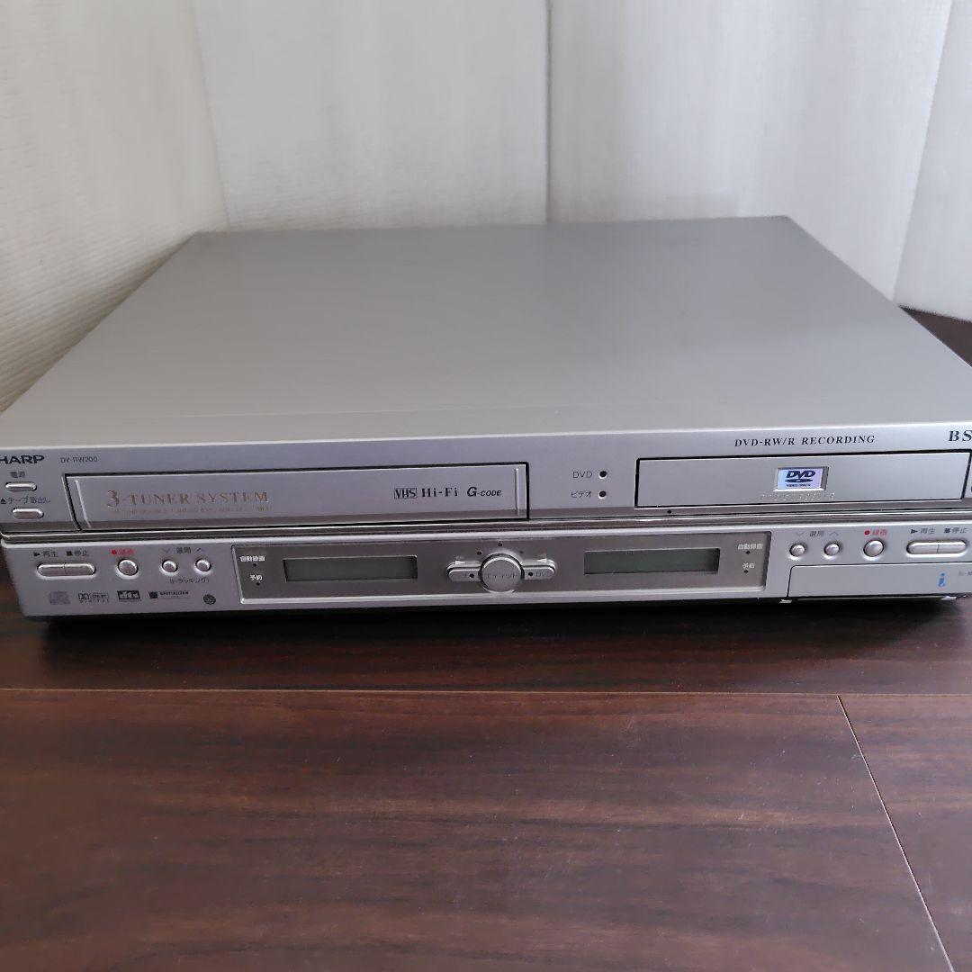 SHARP ビデオ一体型　DVDレコーダー　（DV-RW200）
