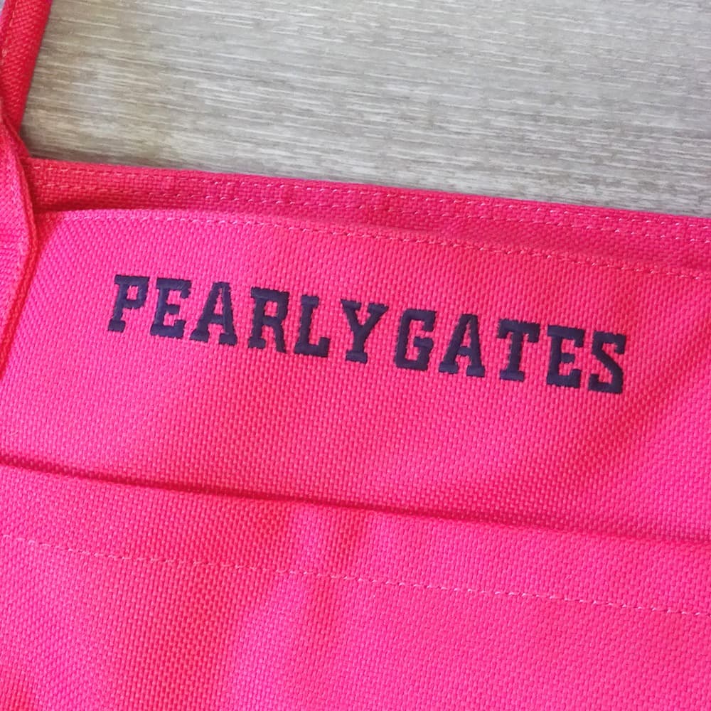 PEARLY GATES パーリーゲイツ　王冠ロゴ ボストンバッグ　ピンク