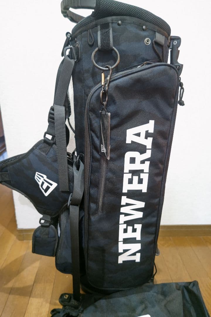 NEW ERA スタンドキャディバッグ【ネイビーカモフラージュ】