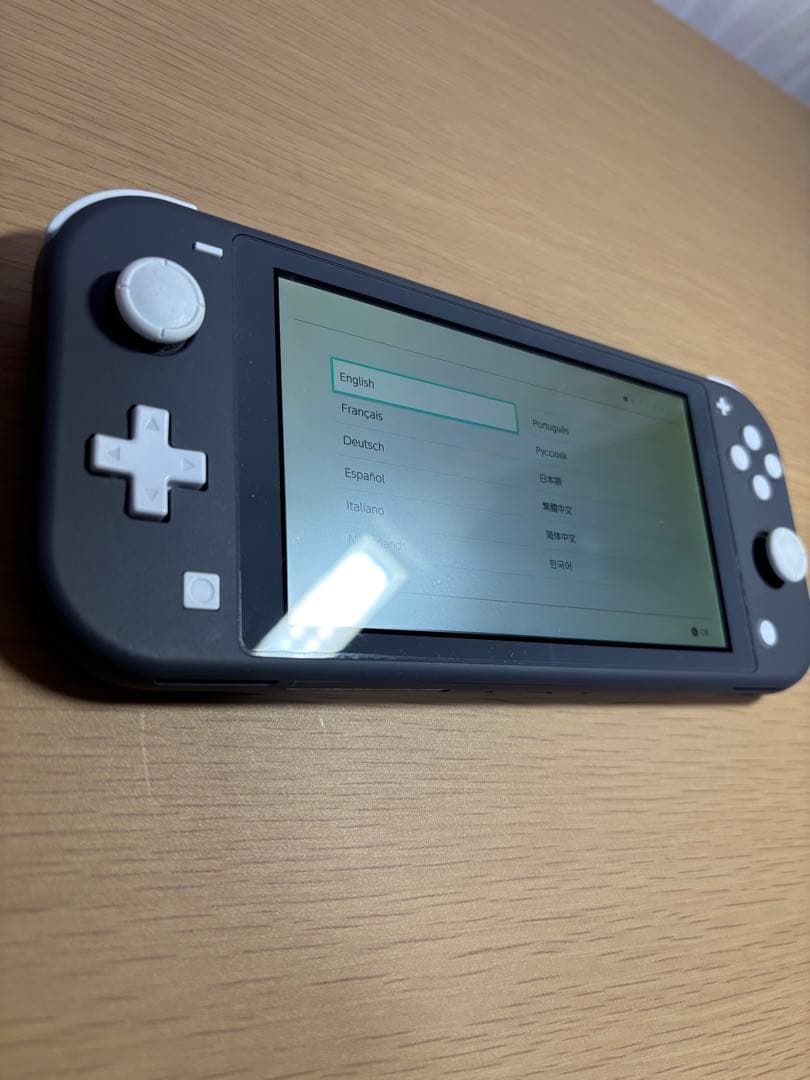 Nintendo Switch lite グレー　【箱、充電器付き】