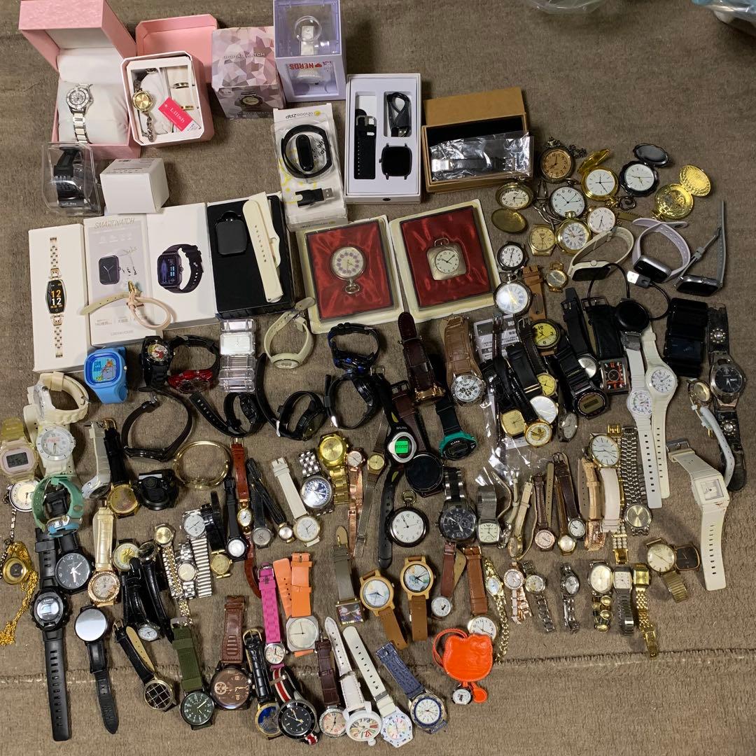 腕時計　メンズ　レディース　まとめ　セット　129本　ジャンク　動作未確認