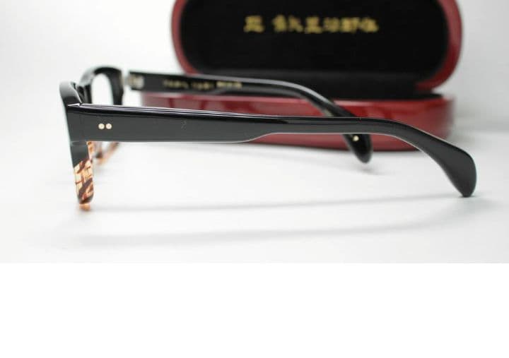 ☆匠 角矢甚治郎作【鯖江メガネ・新品】伊達メガネ　セルロイドフレーム　其28-ヲ