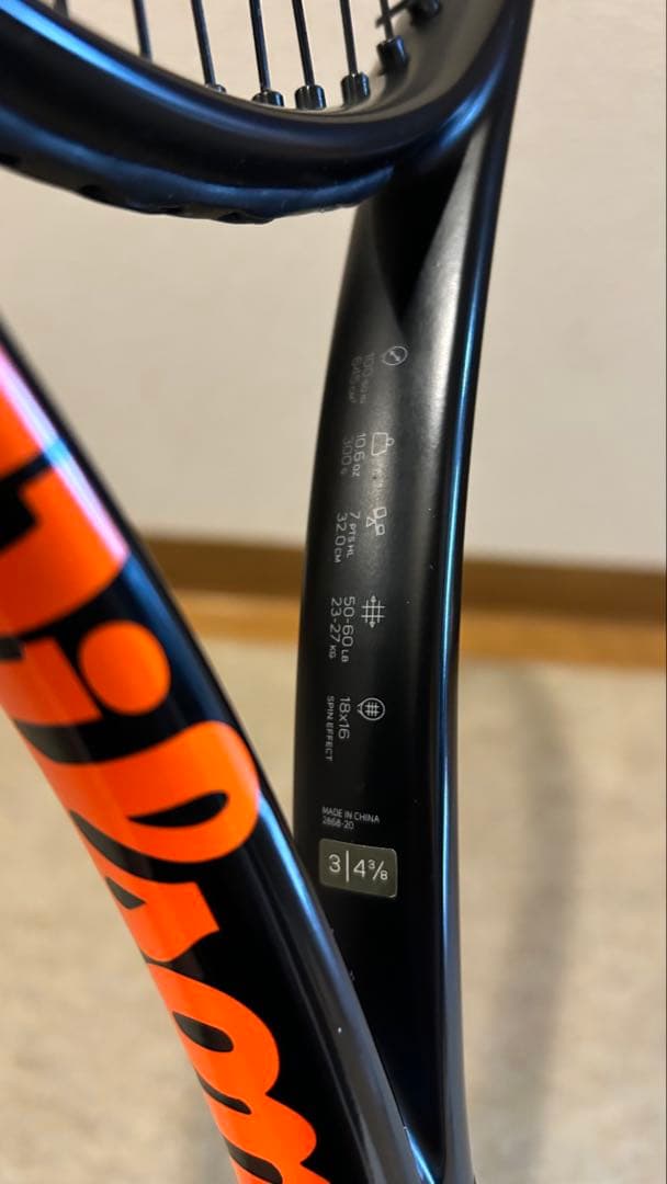 Wilson BURN 100S v4.0 3G テニスラケット