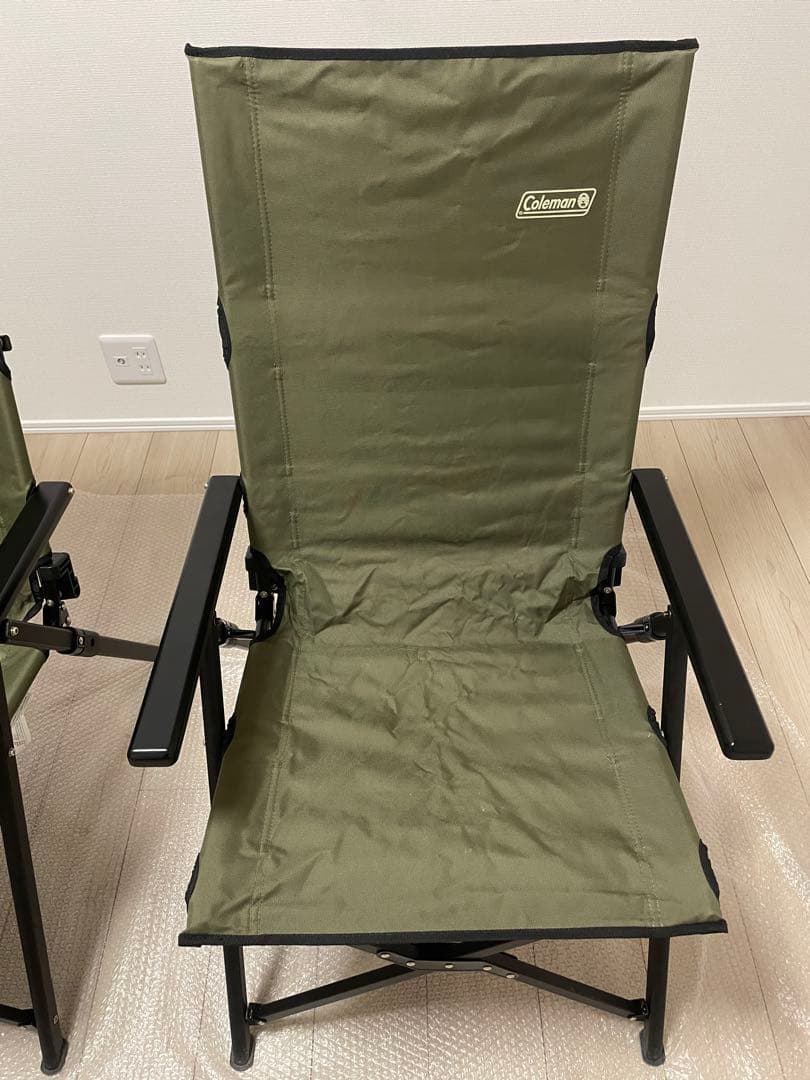 Coleman 折りたたみ　レイチェア オリーブ　2脚セット