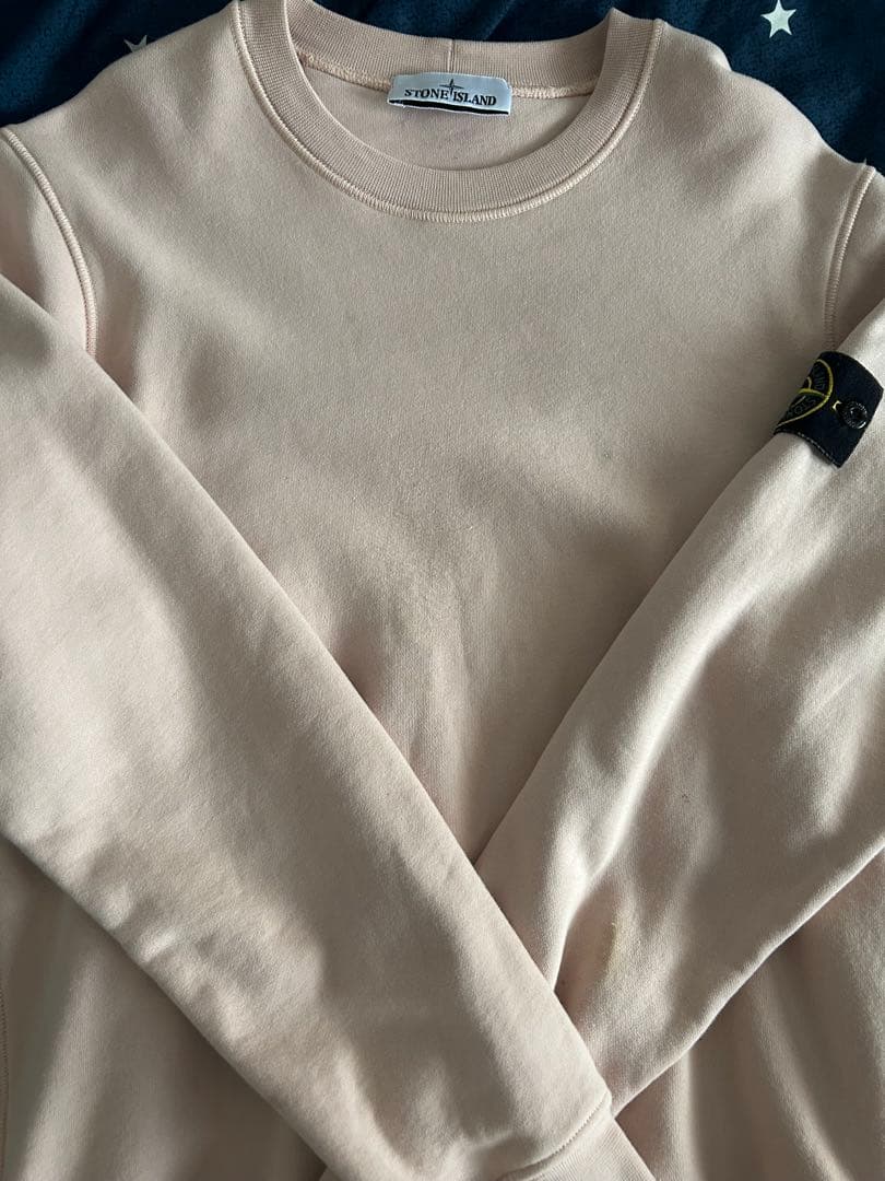 ストーンアイランド　スウェット　ピンク