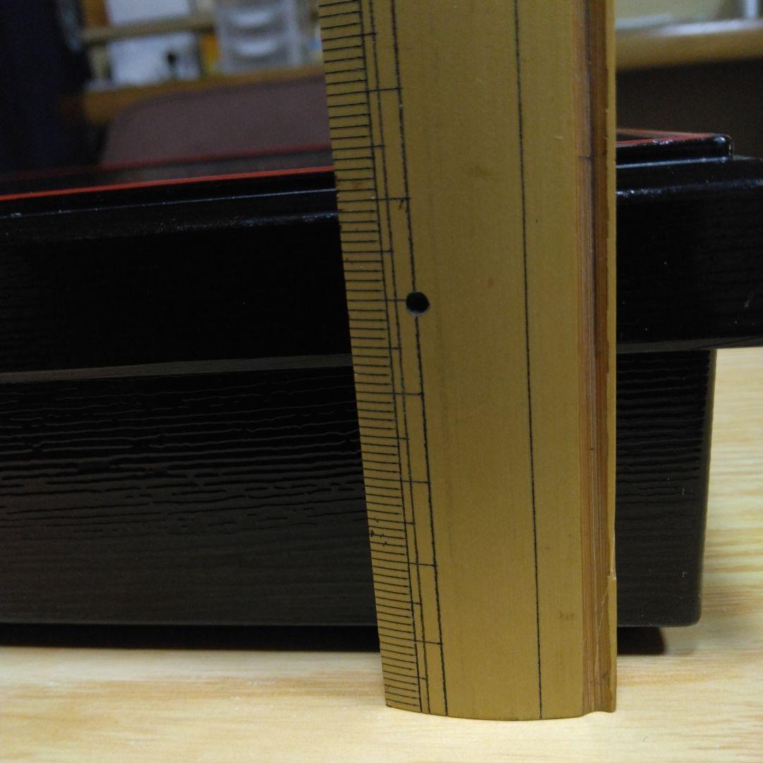 ②松花堂弁当箱 赤い仕切り付き 30㎝×30㎝×約6㎝ 10組セット