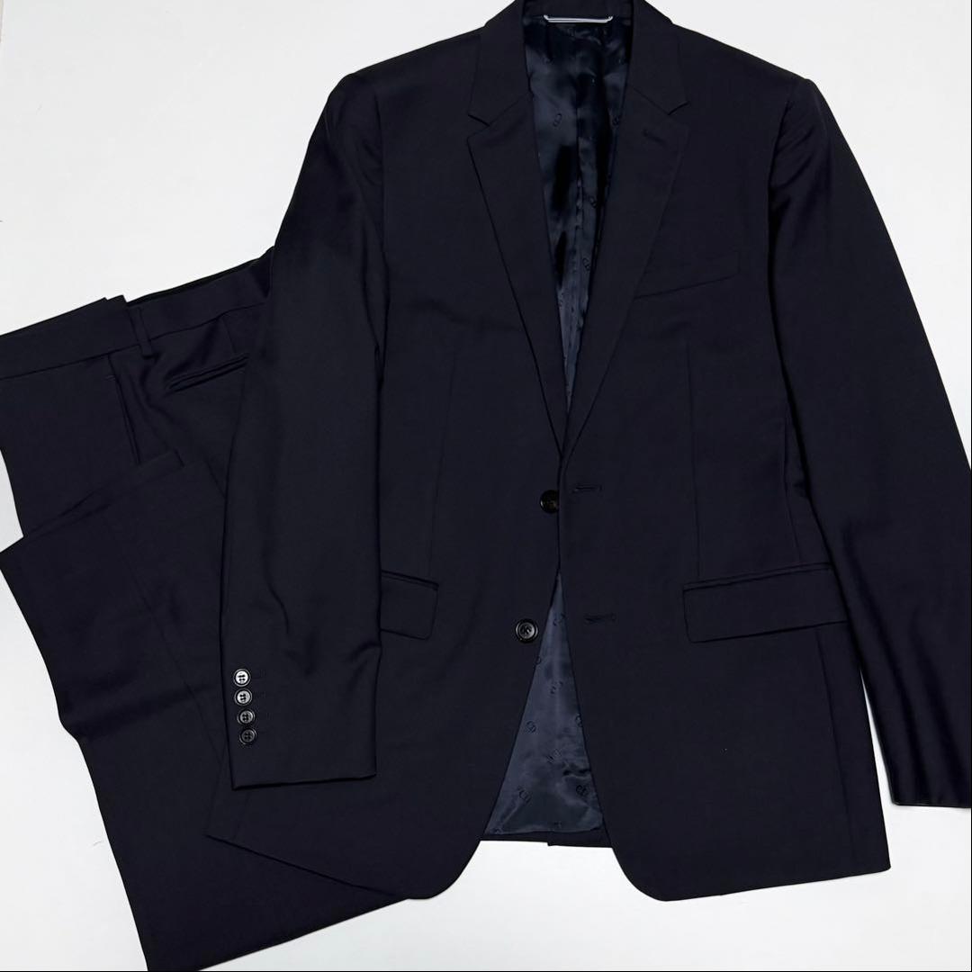 近年モデル　DIOR ディオール　無地ネイビースーツ　48 メンズ