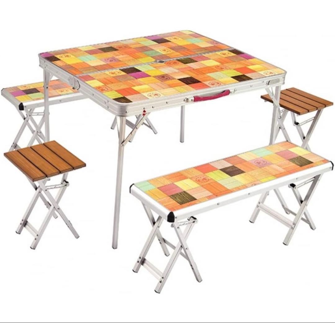 Coleman ナチュラルモザイクファミリーリビングセットプラス