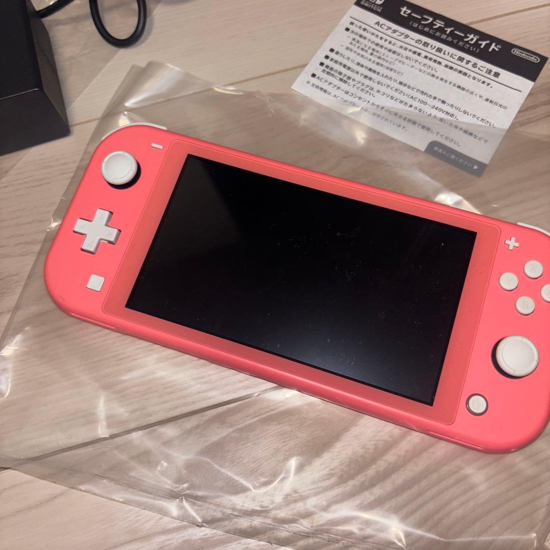 Nintendo Switch lite ピンク 箱付き