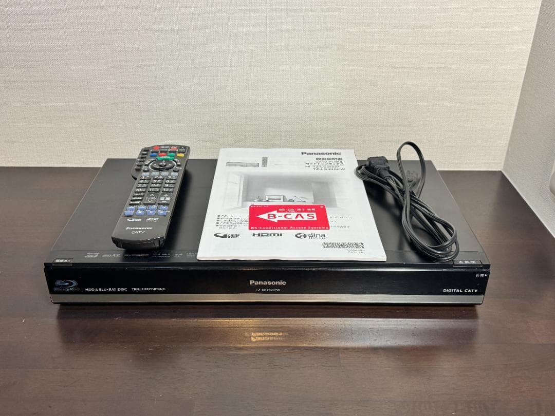 Panasonic CATV STB TZ-BDT920PWブルーレイレコーダー