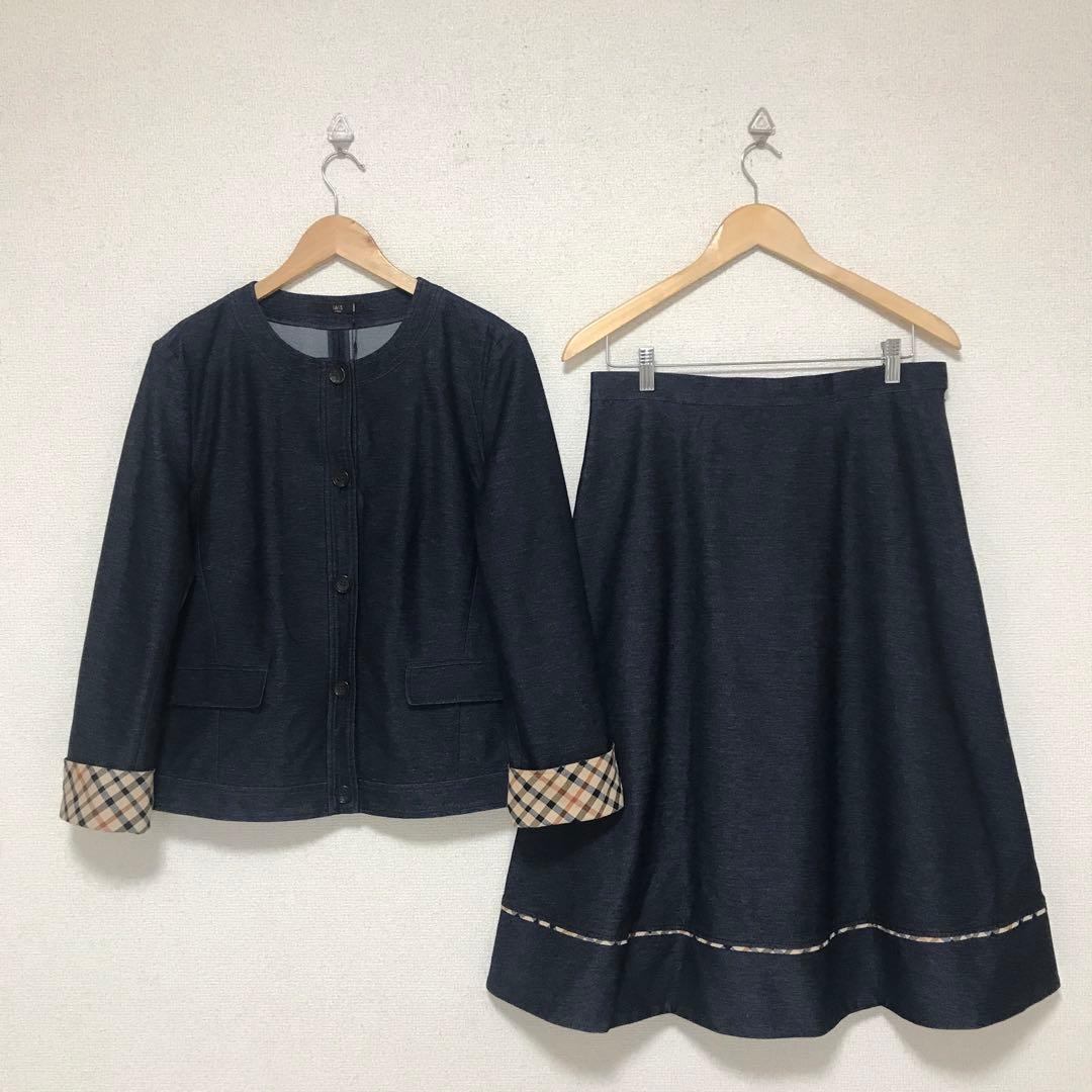 みたんと 　タグ付き　大きいサイズ　セットアップ　ジャケット　スカート