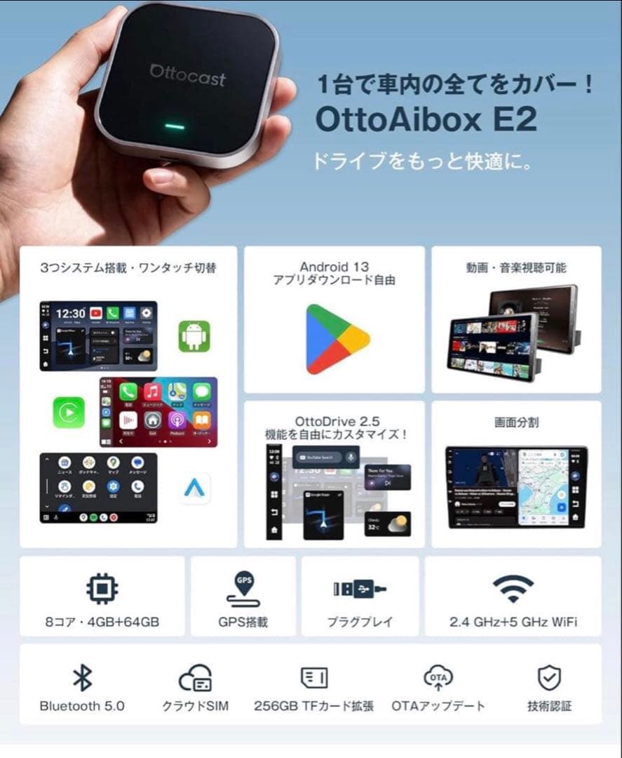 【新品】【即日発送】オットキャスト E2