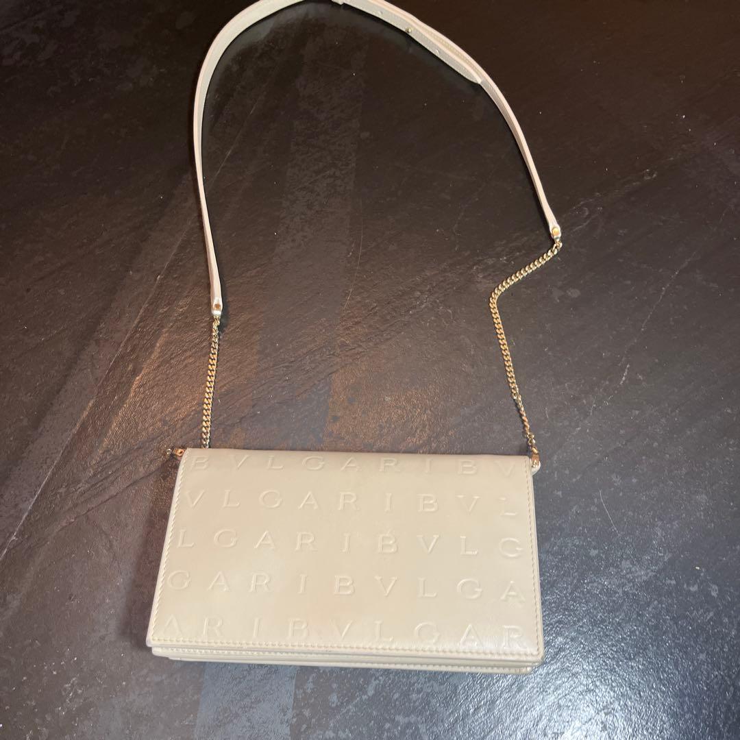 ブルガリ ロゴ インフィニートゥム チェーンウォレット長財布 ショルダーバッグ