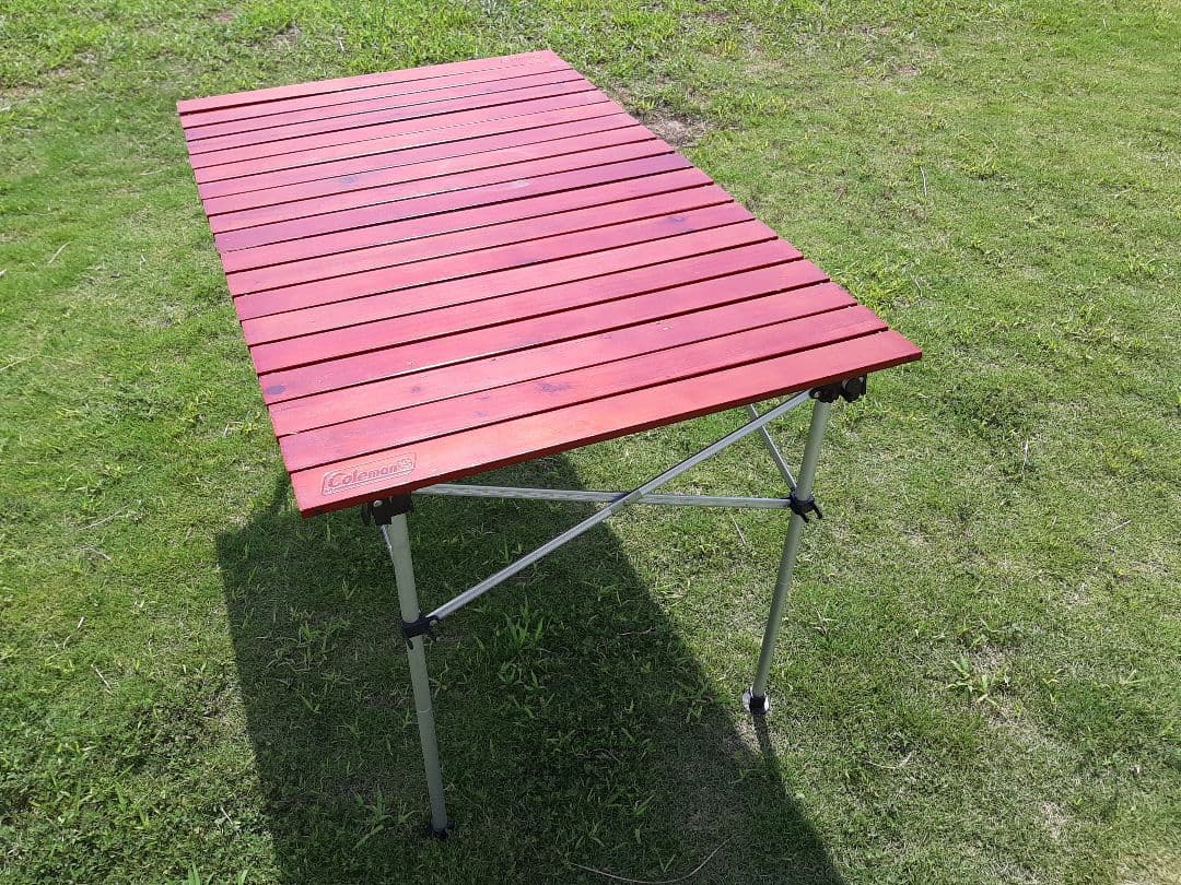 【廃盤】コールマン ウッドロール 2ステージテーブル　110