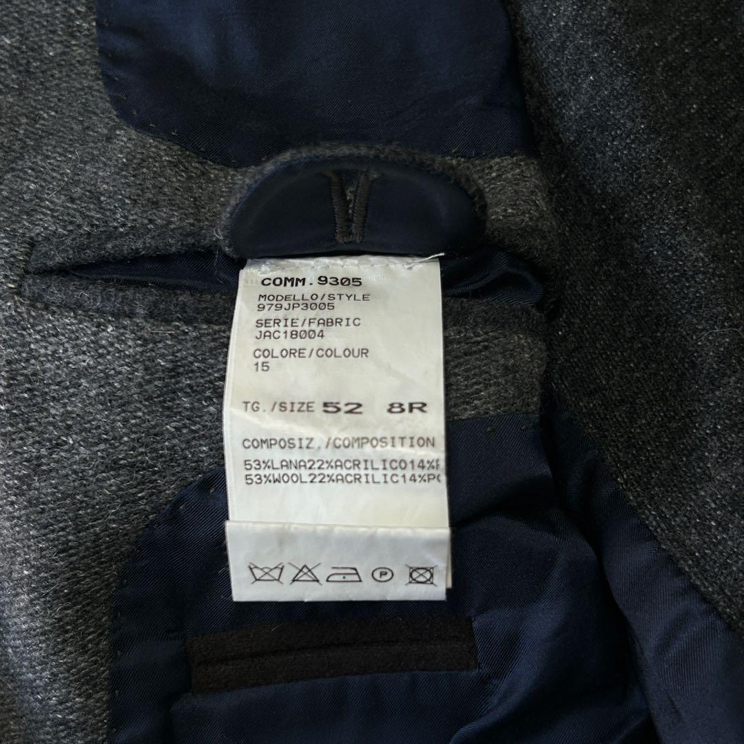 希少 52 イレブンティ イタリア製ツイード ウール ジャケット 大きいサイズ