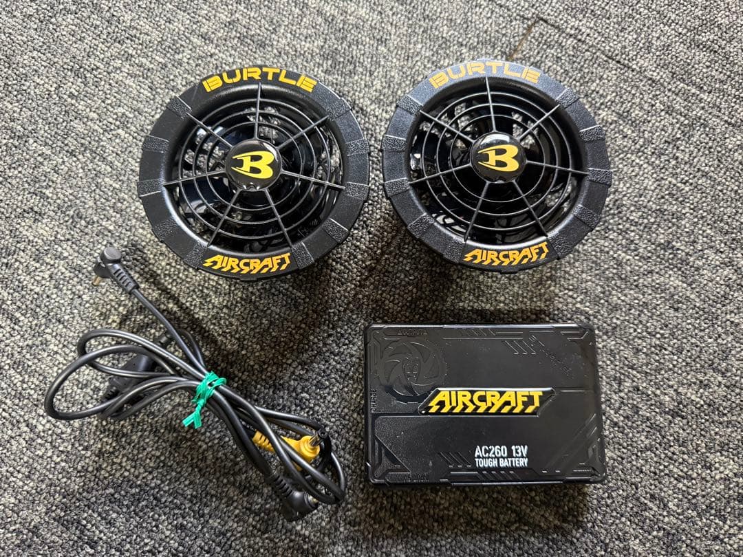 【極美品】 バートル 空調 セット AC270 AC271 AC260 ブラック