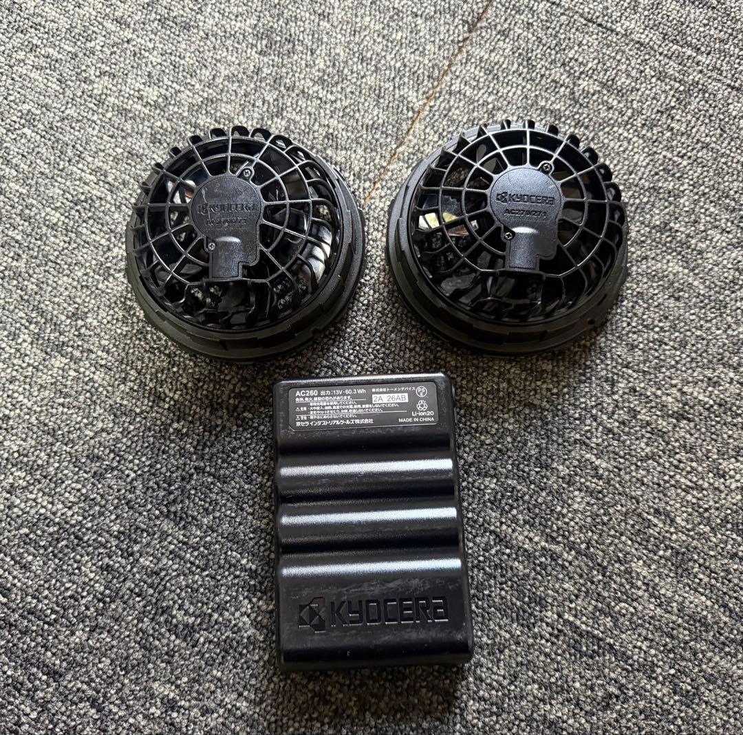 【極美品】 バートル 空調 セット AC270 AC271 AC260 ブラック