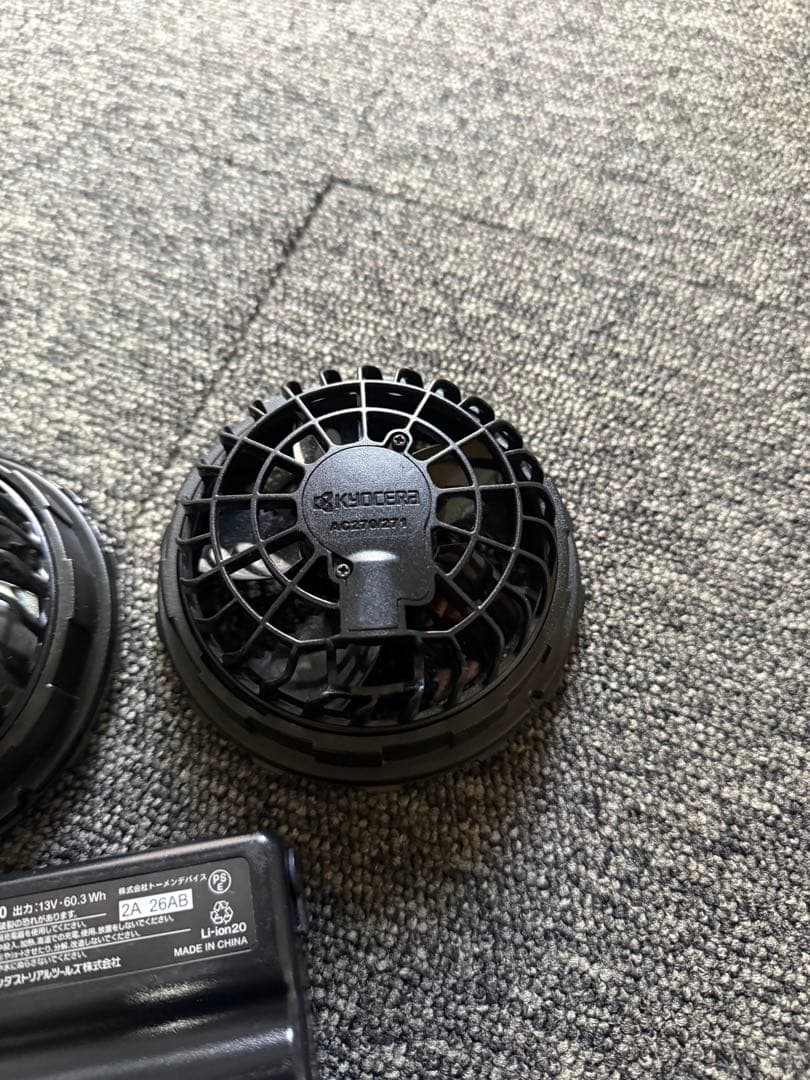 【極美品】 バートル 空調 セット AC270 AC271 AC260 ブラック