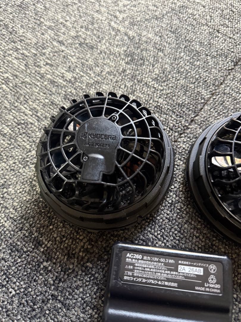 【極美品】 バートル 空調 セット AC270 AC271 AC260 ブラック