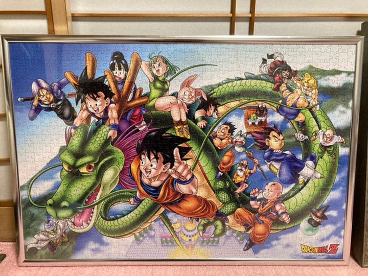【完成品】ドラゴンボールZ パズル　2点セット(フレーム付き)