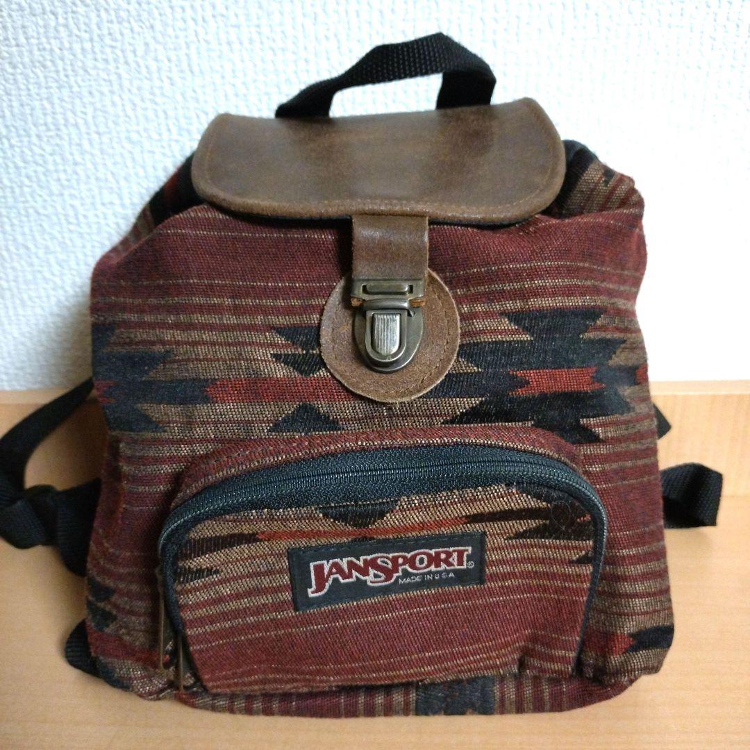 JANSPORT ヴィンテージ ネイティブ柄 ミニリュック 80s 90s