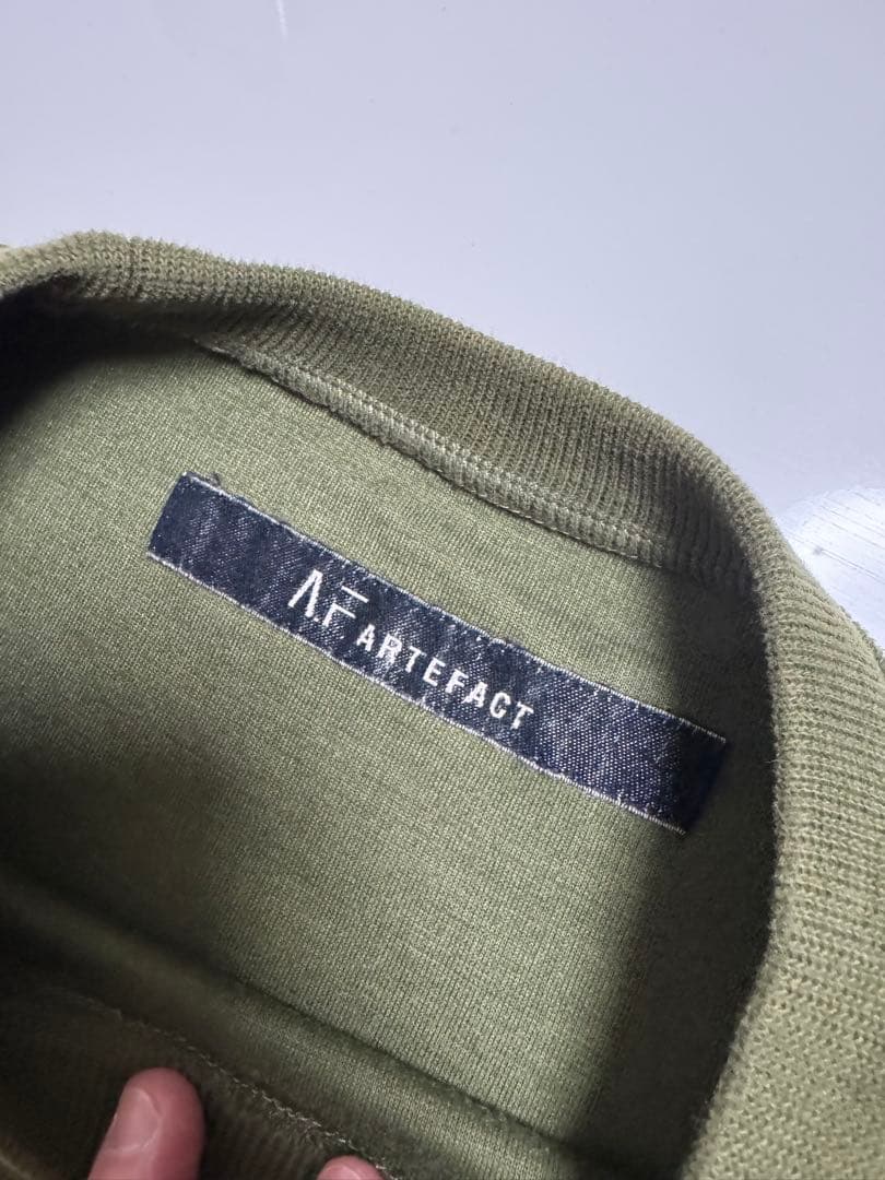 af artefactプルオーバー / ニットジャージ (KHAKI)