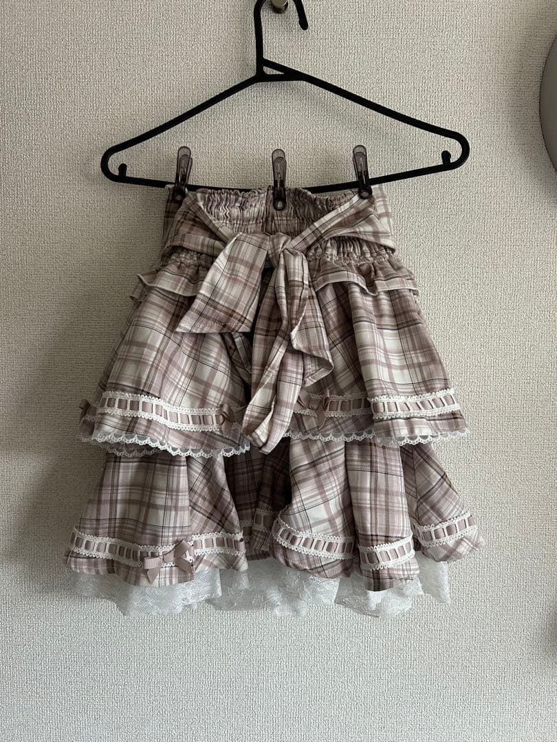 LIZLISA ハシゴレーススカパン ピンク