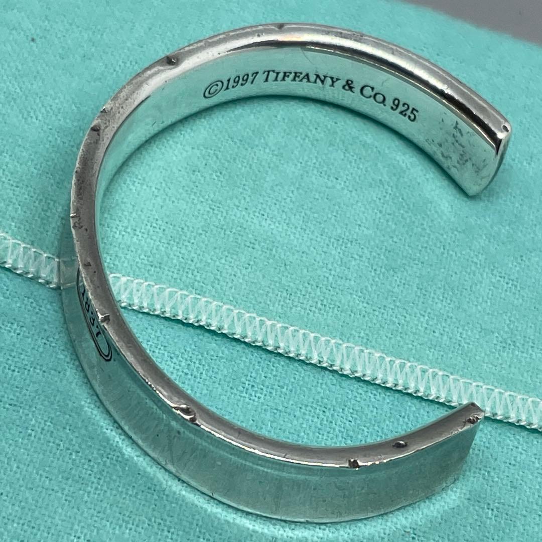 ティファニー　 ナローカフ　バングル 1837 ワイド　シルバー