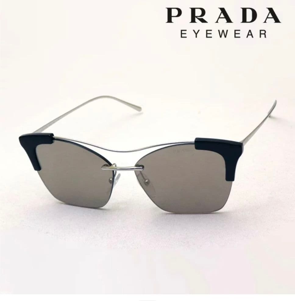ガン子 PRADA キャットアイ サングラス ケース付き,