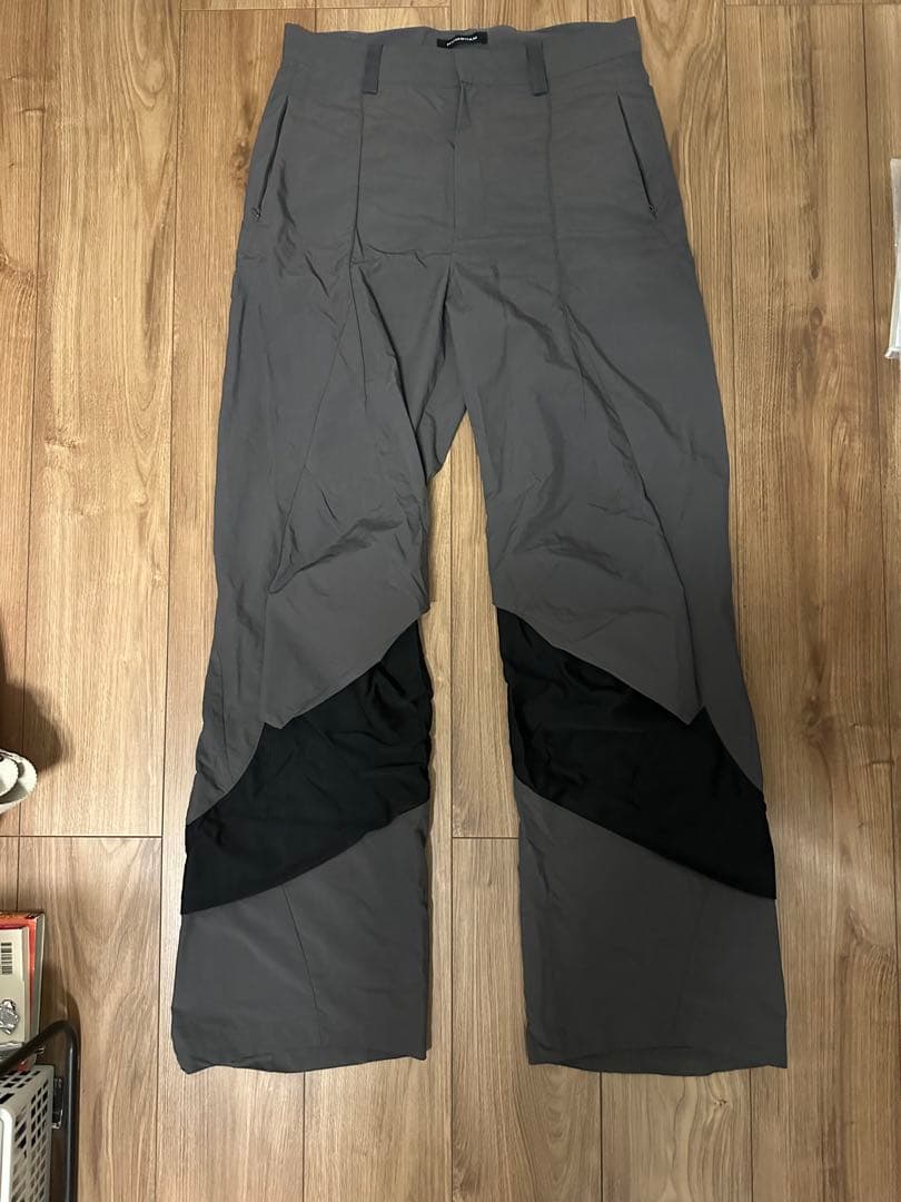 【NUMQUAM】gear tech flare trousersテックパンツ