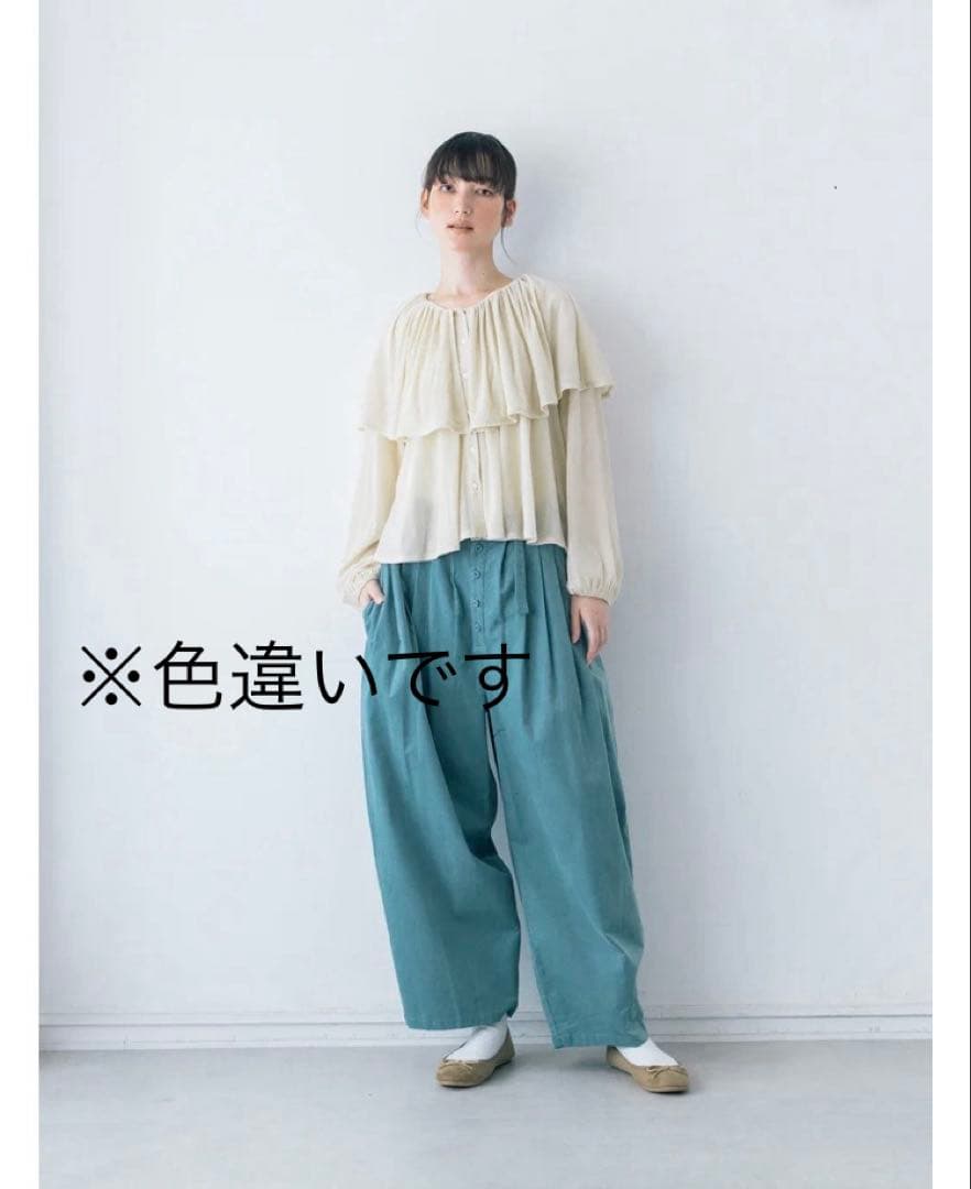 ポルテデブトン　ワイドカラーカーディガン　ブラウス