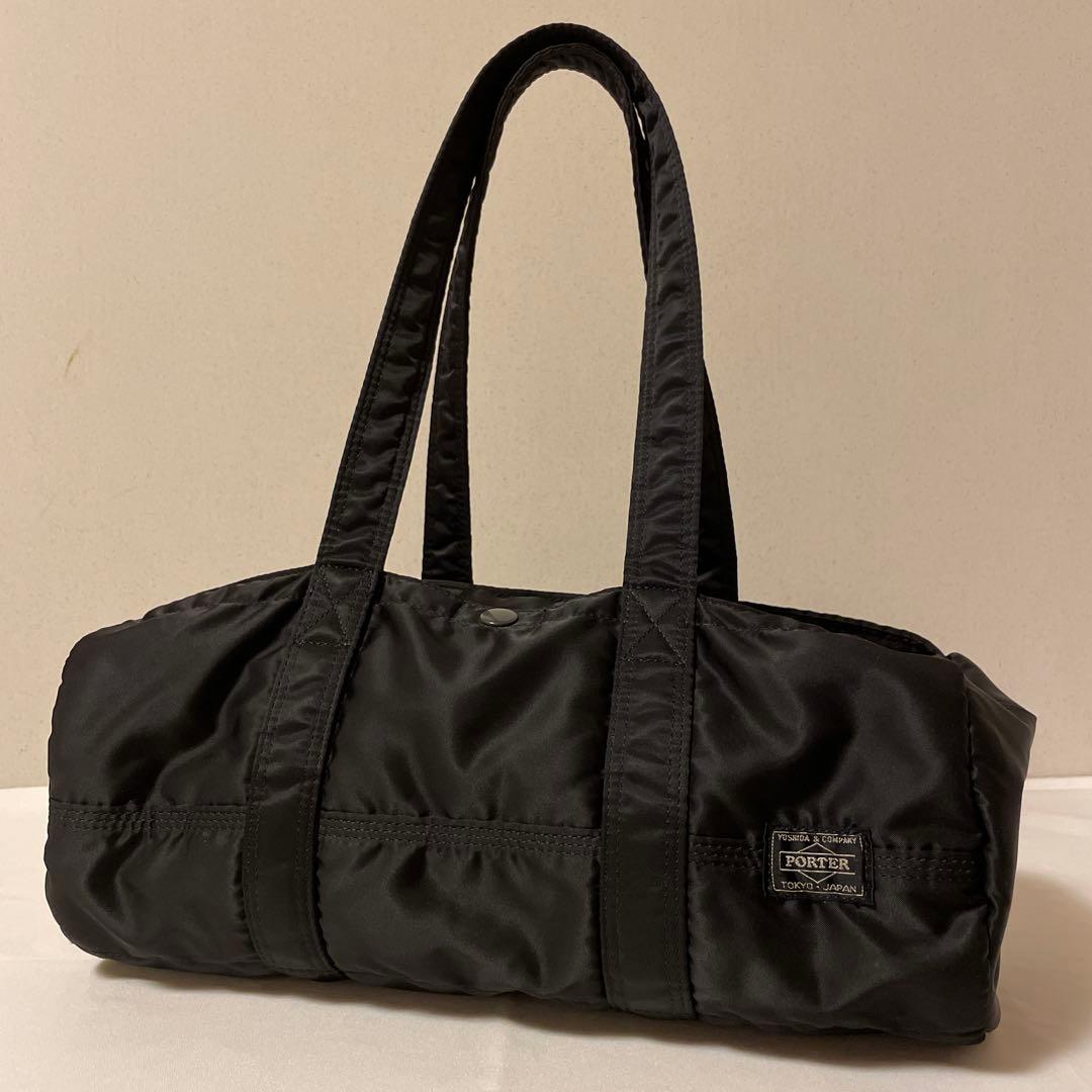 PORTER タンカー ミニドラムバッグ　黒