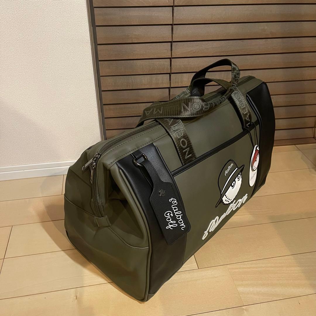 MALBON GOLF マルボンゴルフ ボストンバッグ ゴルフバッグ 緑黒