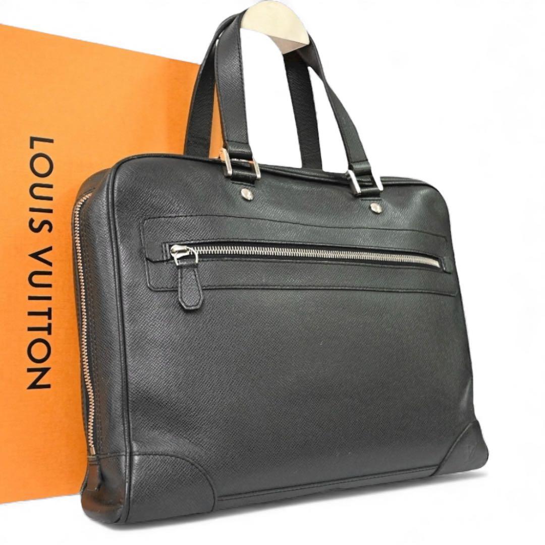 【美品】ルイヴィトン　タイガ　イゴール　ブリーフケース　ビジネスバッグ　黒